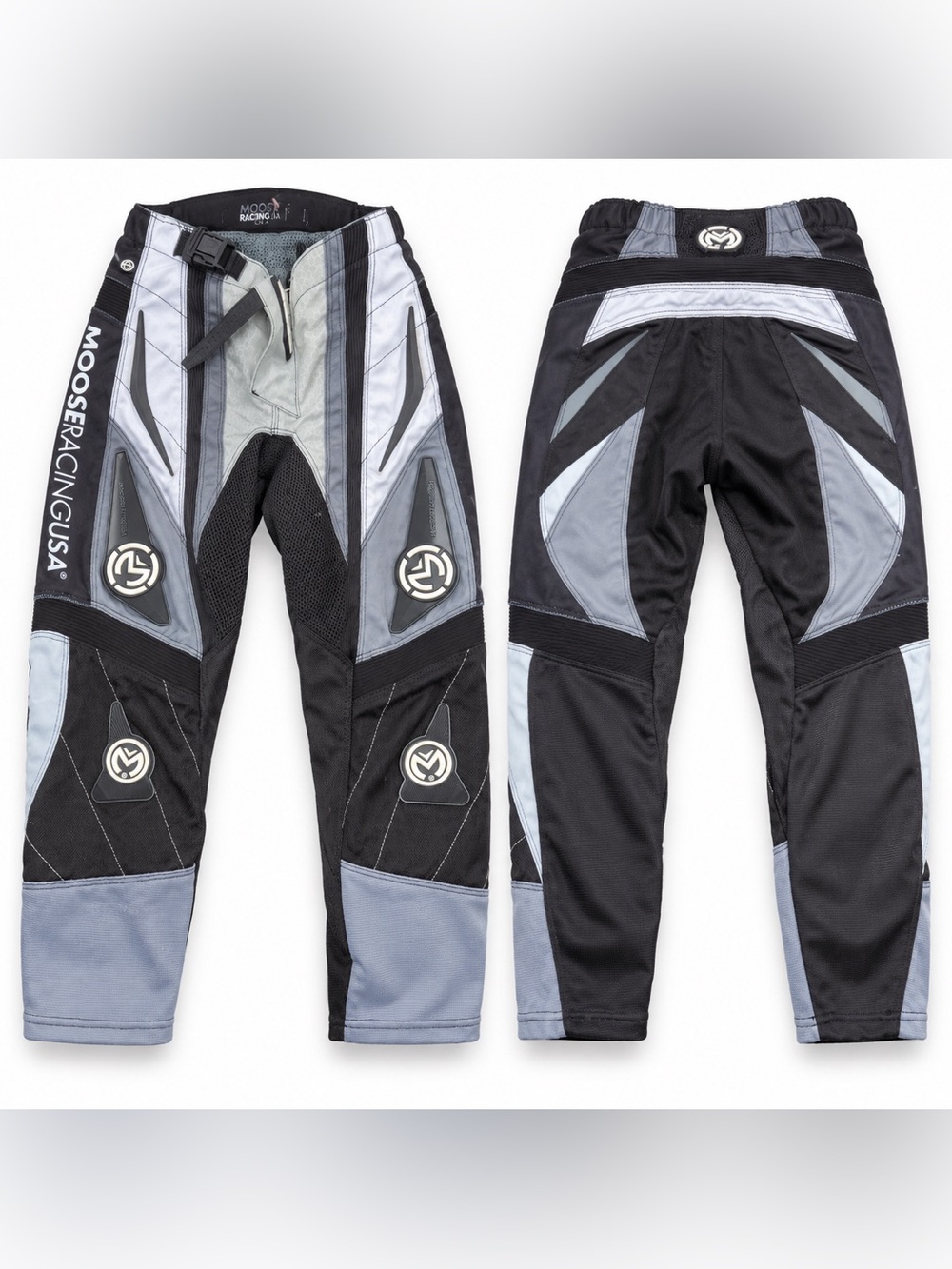 Moose Racing USA Motocross Dirt Bike Riding Pants Black Gray Size 20